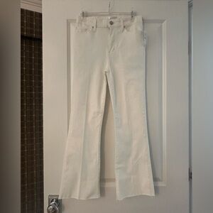 Frame Denim Women's Cream Flare Jeans